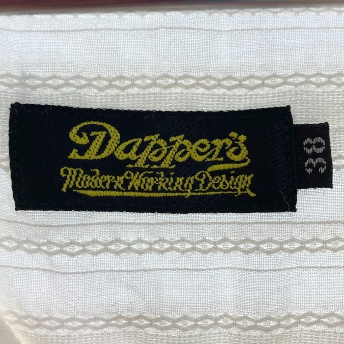 Dapper's ダッパーズ ヘンリーネック シャツ ホワイト size38 瑞穂店
