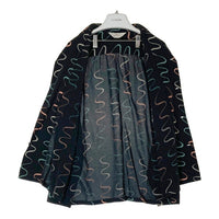 STAR OF HOLLYWOOD スターオブハリウッド SH28123 WAVY STRIPE オープンカラーシャツ ブラック sizeM 瑞穂店