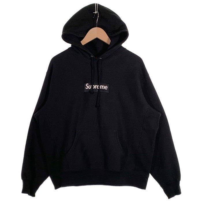 SUPREME シュプリーム 23AW Box Logo Hooded Sweatshirt ボックスロゴ プルオーバー フーディー パーカー ブラック Size S 福生店