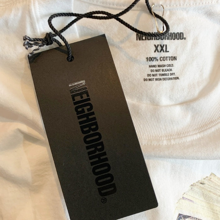 NEIGHBORHOOD ネイバーフッド 21AW MOP-1 C-TEE LS プリント ロングスリーブTシャツ ホワイト 212PCNH-LT04 Size XXL 福生店