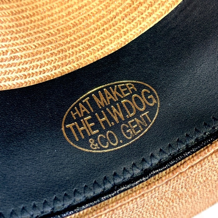 THE H.W.DOG & CO. ザ エイチ ダブリュー ドッグ アンド カンパニー フロント ペーパー8 ハット 麦わら帽子 ベージュ D-00243 Size 38 福生店