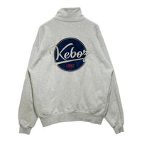 Keboz ケボズ ハーフジップ スウェット グレー sizeM 瑞穂店