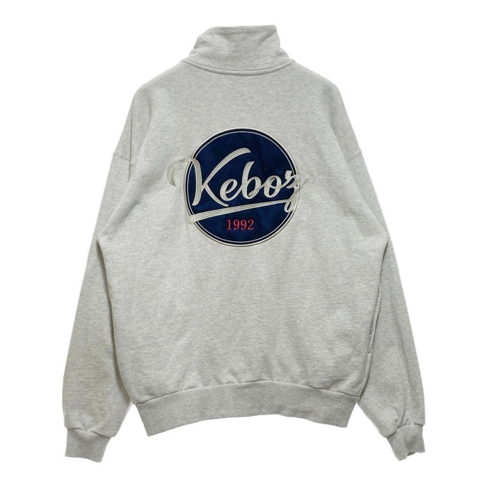 Keboz ケボズ ハーフジップ スウェット グレー sizeM 瑞穂店