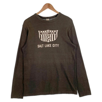 WAREHOUSE ウエアハウス SALT LAKE CITY ロングスリーブTシャツ チャコール Size M 福生店