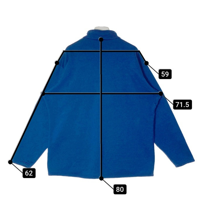 Patagonia パタゴニア USA製 CAPILENE キャプリーン ハーフジップ セーター ブルー sizeXXL 瑞穂店