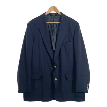 American Trend アメリカントレンド 2B テーラードジャケット 紺ブレ ネイビー 金ボタン USA製 Size XL 相当 福生店