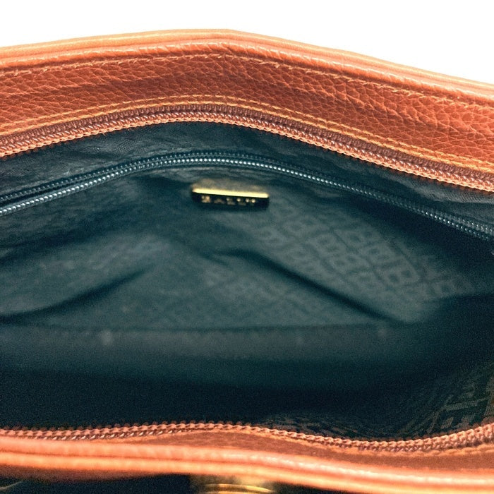 BALLY バリー トートバッグ レザー Bロゴ金具 ブラウン 瑞穂店