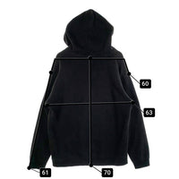 GX1000 ジーエックスセン LSD WORLD PEACE Hooded Sweatshirt プルオーバースウェットパーカー フーディ ブラック Size L 福生店