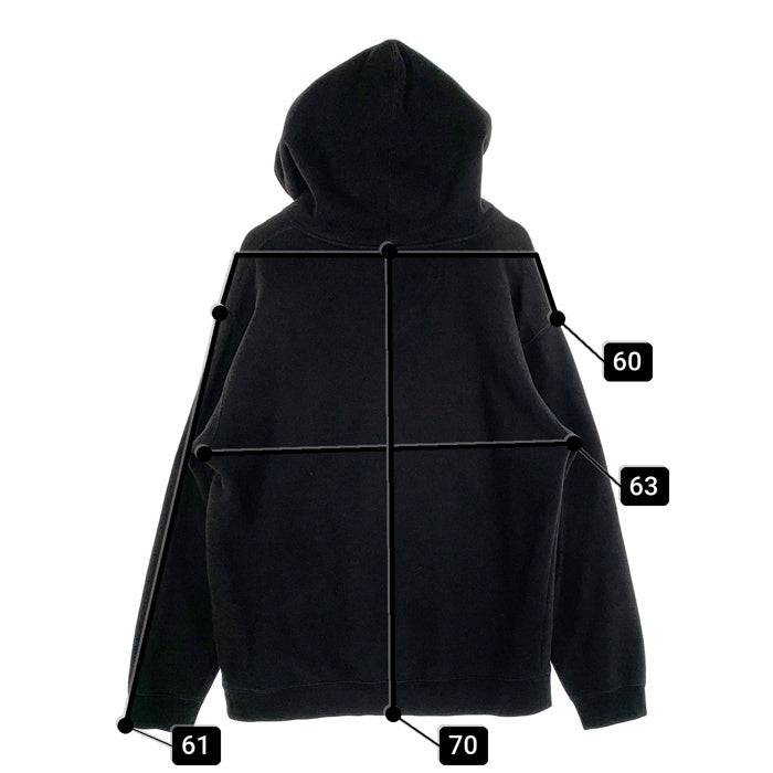 GX1000 ジーエックスセン LSD WORLD PEACE Hooded Sweatshirt プルオーバースウェットパーカー フーディ ブラック Size L 福生店