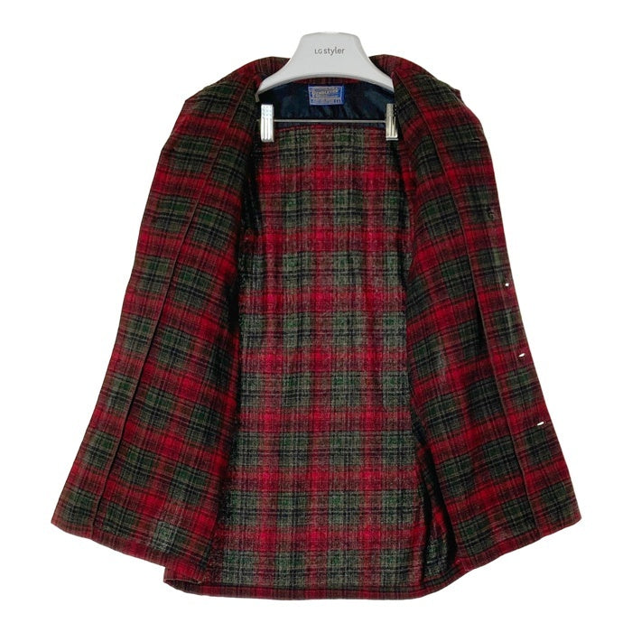 PENDLETON ペンドルトン ウール 長袖シャツ 60s チェック ブラックxレッド sizeS 瑞穂店