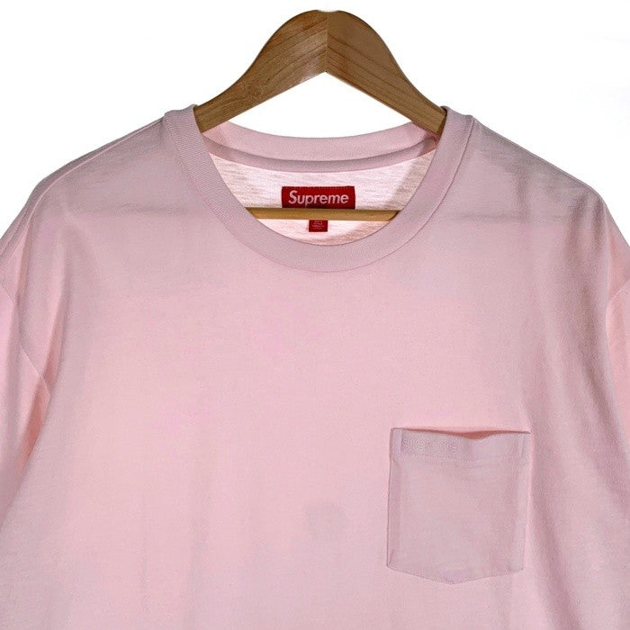 SUPREME シュプリーム 26SS S/S Pocket Tee ポケT ポケット 半袖 Tシャツ ピンク Size XL 福生店