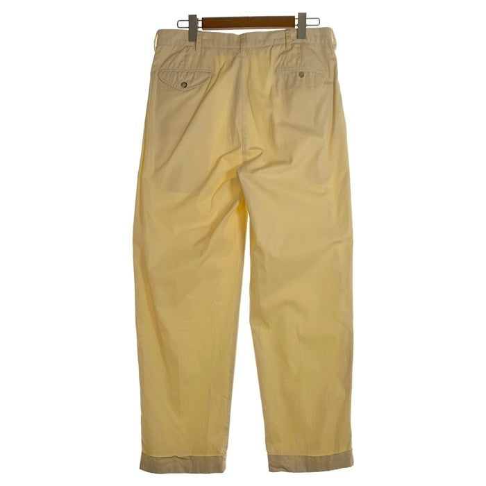Polo Ralph Lauren ポロラルフローレン HAMMOND PANT ハモンドパンツ 2タック コットン イエロー Size 35×30 福生店