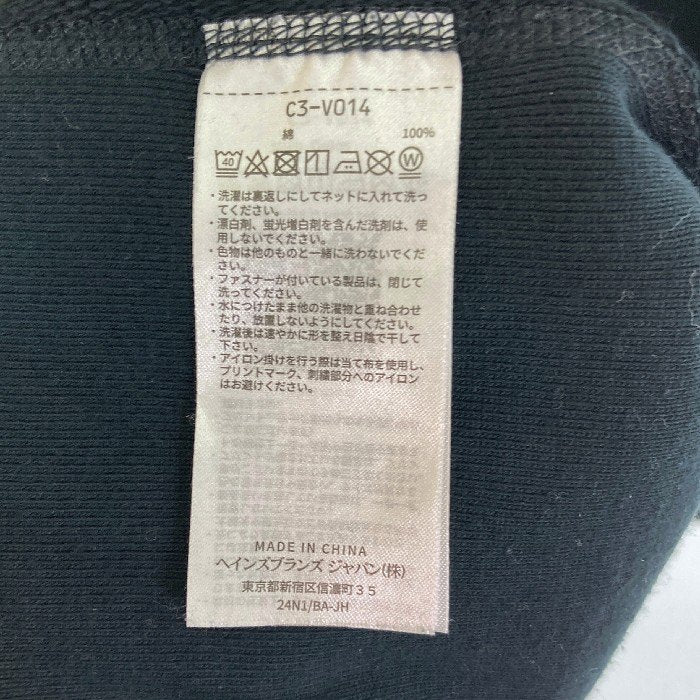 CHAMPION チャンピオン ハーフスリーブクルーネック スウェットシャツ リバースウィーブ ブラック sizeS 瑞穂店