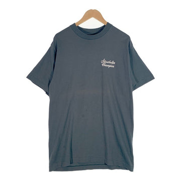 90's STUSSY ステューシー Studebaker Champion スチュードベッカー プリントTシャツ モスグリーン USA製 Size L 福生店