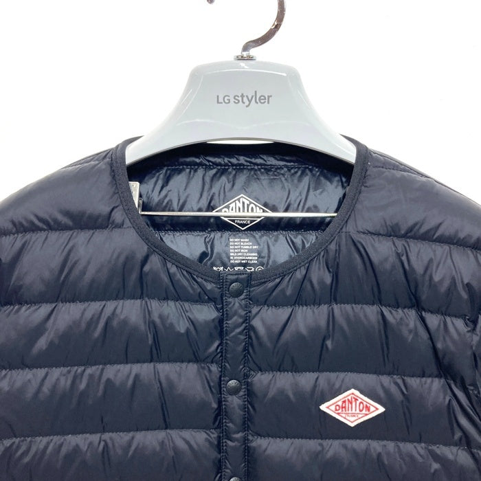 DANTON ダントン ダウンジャケット ナイロン ブラック JD-8751 Size 40 瑞穂店
