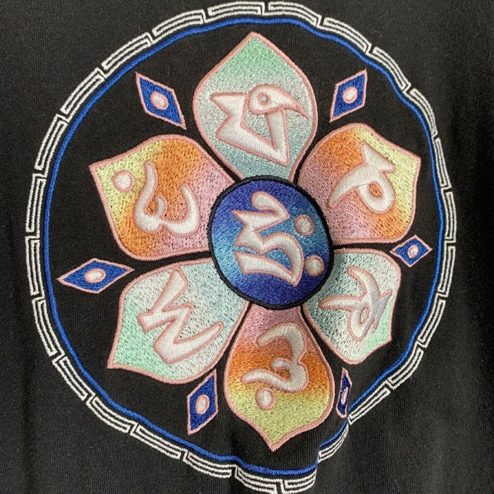 SUPREME シュプリーム 22AW Lotus S/S Top ロータス ショートスリーブトップ Tシャツ 刺繡 ブラック Size XXL 福生店
