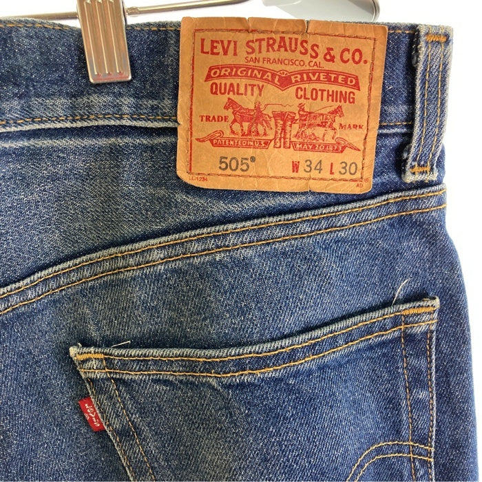 Levi's リーバイス 505 メキシコ製 ボタン裏4002 デニムパンツ インディゴ sizeW34 瑞穂店