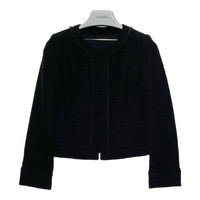 ANAYI アナイ ノーカラー ジャケット ブラック size36 瑞穂店