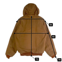 CARHARTT カーハート DUCK ACTIVE JACKET ダック アクティブジャケット ブラウン  USA製 Size XL相当 福生店