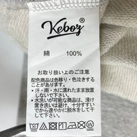 Keboz ケボズ ハーフジップ スウェット グレー sizeM 瑞穂店