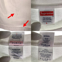 SUPREME シュプリーム 24AW Thrasher スラッシャー Back Tail Tee バックテール プリントTシャツ ホワイト Size L 福生店