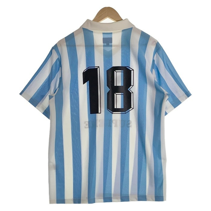 SUPREME シュプリーム 18SS PLAYBOY プレイボーイ Soccer Jersey サッカージャージー ゲームシャツ ホワイト ライトブルー Size M 福生店