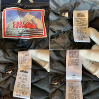 FIRST DOWN ファーストダウン FREAKS STORE フリークスストア 袖レザー ウール スタジアムジャケット スタジャン 中綿 ネイビー 223-1561 Size L 福生店