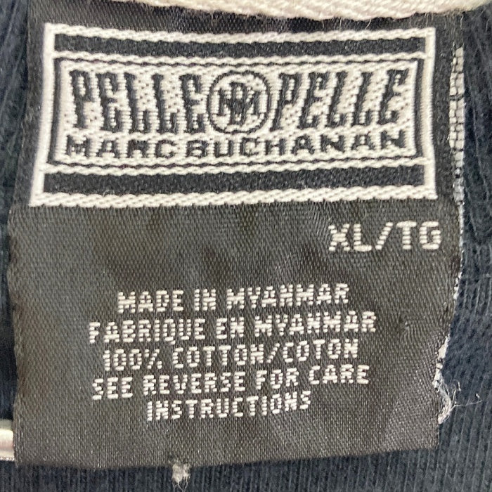 PELLE PELLE ペレペレ MARC BUCHANAN マークブキャナン ラバーロゴ Tシャツ ブラック sizeXL 瑞穂店