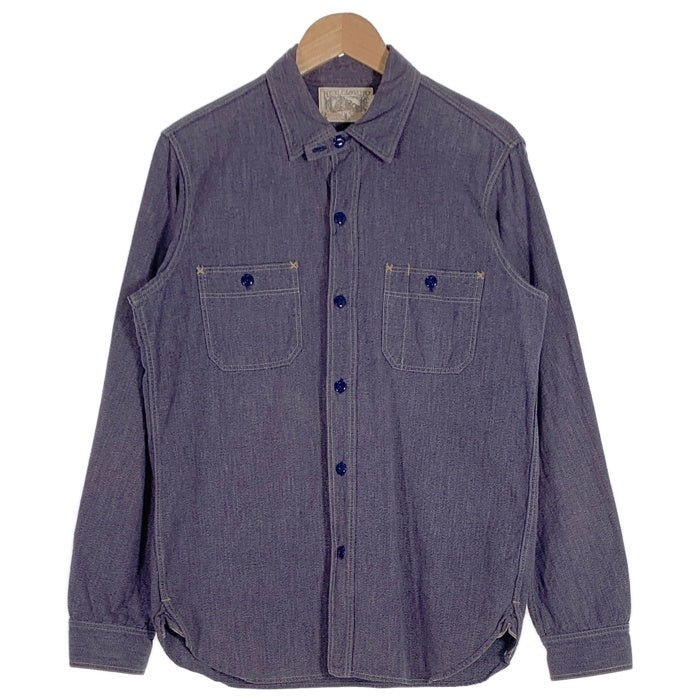 FREEWHEELERS フリーホイーラーズ Neal Cassady シャンブレー ワークシャツ ナス紺 Size 16 福生店