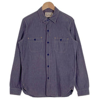 FREEWHEELERS フリーホイーラーズ Neal Cassady シャンブレー ワークシャツ ナス紺 Size 16 福生店
