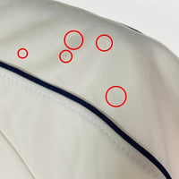 FRED PERRY フレッドペリー PWS-1500 80s ヒットユニオン製 刺繍ロゴ ハイネック トラックジャケット ホワイト size- 瑞穂店