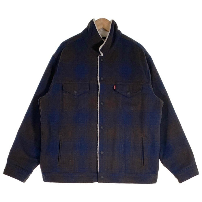 LEVI'S リーバイス 裏ボア トラッカージャケット グリーン パープル A6030-0001 Size L 福生店