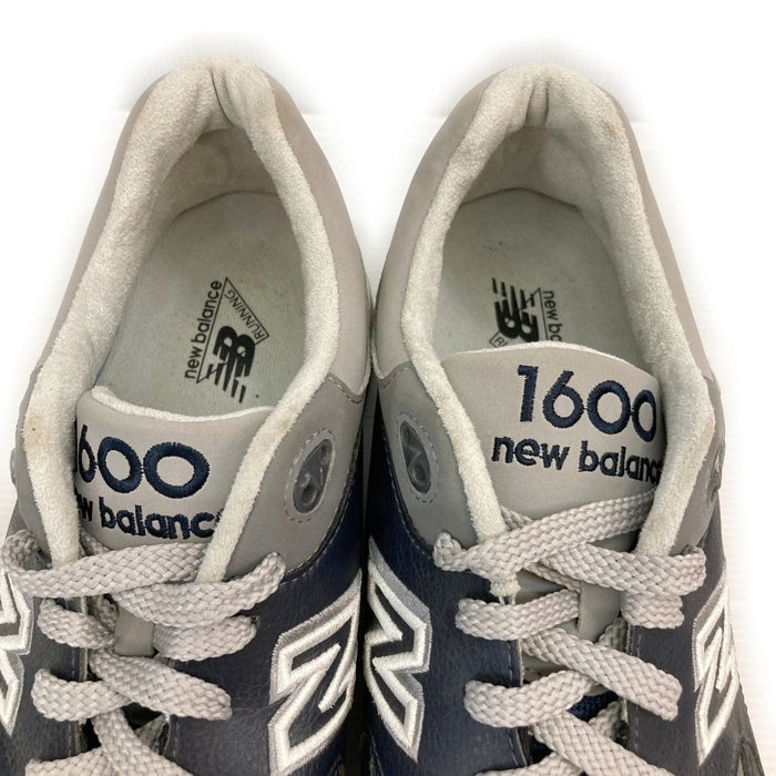 new balance ニューバランス CM1600LV レザーローカットスニーカー ネイビー Size 27.5cm 瑞穂店