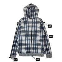 glamb グラム Freddie parka フレディーパーカー ジップアップ ニット チェック GB15AT/CS17 Size 3 瑞穂店