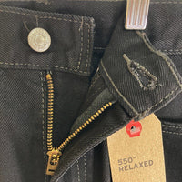 Levis リーバイス 00550-0260 550 RELAXED FIT ブラックデニム パンツ 後染め ブラック sizeW34 瑞穂店