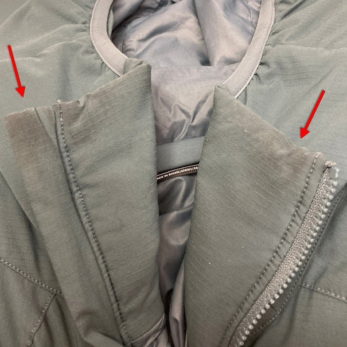 ARC'TERYX アークテリクス 14648-120820-06/19 Atom AR アトム AR フーディ ネイビー sizeS ※シミ、右正面下にお直しあり 瑞穂店