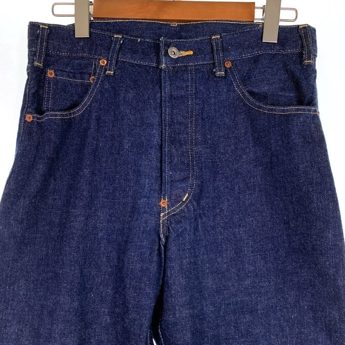 80's LEVI'S リーバイス 701XX BIG E 復刻 バックルバック テーパードデニムパンツ インディゴ 紙パッチ 日本製 89年 Size 34×33 福生店