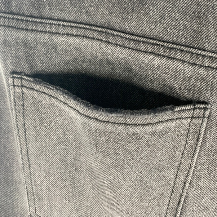liju USED加工 デニムワイドパンツ ブラック Size 84cm 福生店
