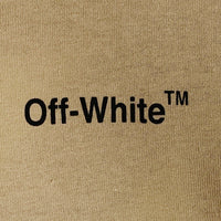 OFF-WHITE オフホワイト CARAVAGGIO ARROW カラヴァッジオ アロー プリント ロングスリーブTシャツ ダークサンド OMAB064S22JER004 Size L 福生店