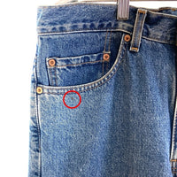 Levi's リーバイス 517 USA製 ボタン裏554 ブーツカット デニムパンツ インディゴ size34 瑞穂店