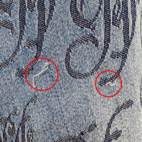 PELLE PELLE ペレペレ ジャカード ジップアップ デニムパーカー ジャケット インディゴ Size XXL 瑞穂店