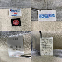 Champion チャンピオン REVERSE WEAVE リバースウィーブ (GORE) WINDSTOPPER ゴア ウィンドストッパー ジップアップ フーディー パーカー グレー GORE-TEX ゴアテックス Size L 福生店