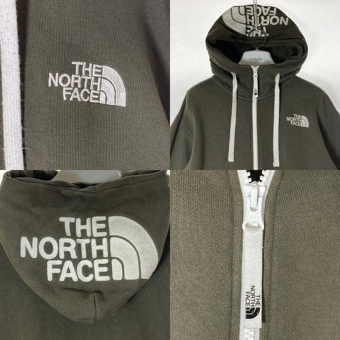 THE NORTH FACE ザノースフェイス NT62130 リアビューフルジップフーディ パーカー カーキ sizeXL 瑞穂店