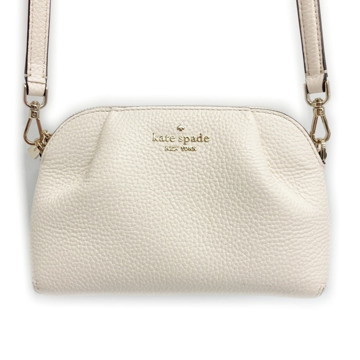 Kate Spade ケイトスペード クロスボディ レザー ミニショルダーバッグ ホワイト 瑞穂店