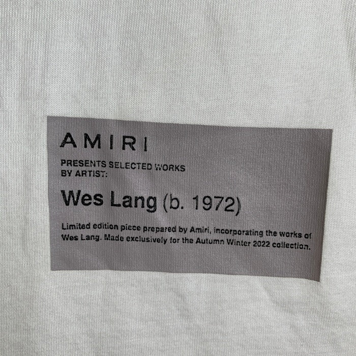 AMIRI アミリ Wes Lang Solar Kings S/S Tee 半袖 Tシャツ ホワイト Size XL 福生店