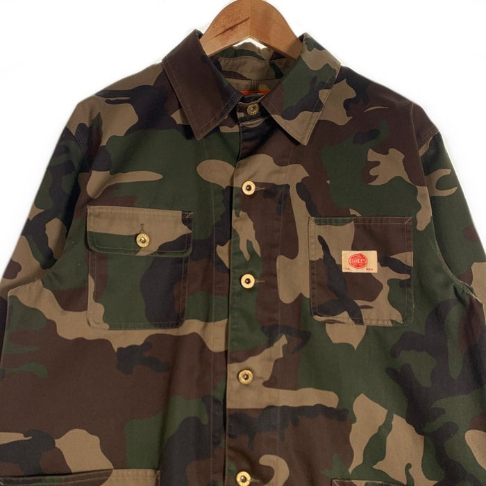 RED KAP レッドキャップ カバーオール ジャケット ウッドランドカモ USA製 Size L 福生店