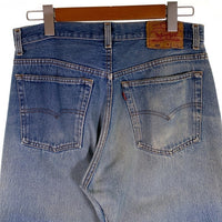 90's Levi's リーバイス 501 ボタン裏555 ボタンフライ デニムパンツ 501-5900 ライトブルー USA製 Size W33 L36 福生店