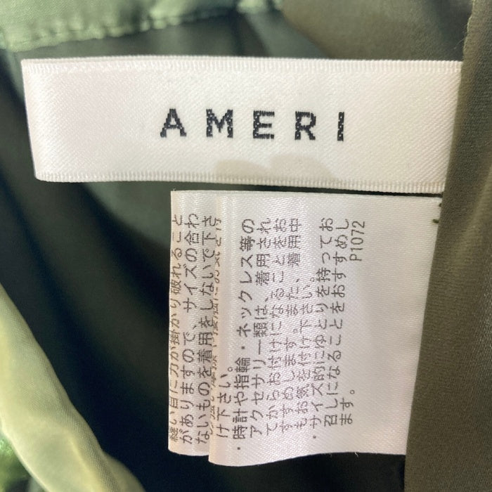AMERI アメリ 02110951410 シアード ロングスカート グリーン sizeM 瑞穂店