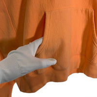 SUPREME シュプリーム 24SS Cord Collegiate Logo Hooded Sweatshirt カレッジロゴ プルオーバースウェットパーカー オレンジ Size M 福生店