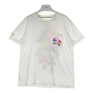 CHROME HEARTS クロムハーツ 2212-304-0797 マルチ クロス セメタリ― 半袖Tシャツ ホワイト sizeL 瑞穂店